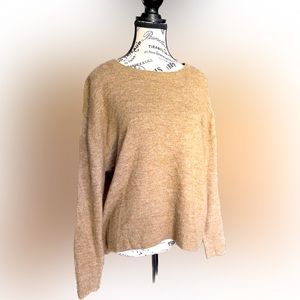 Tan knit casual sweater brown from H&M